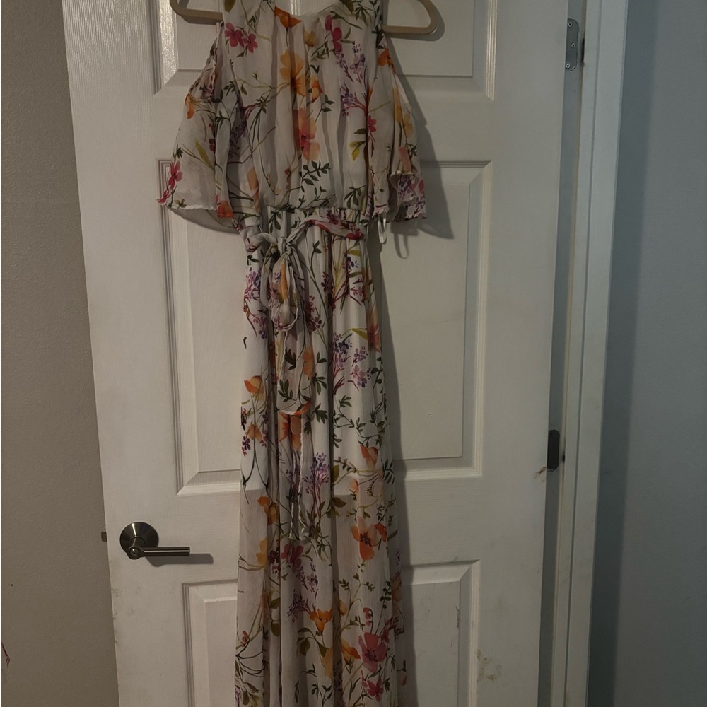 Calvin Klein Floral Print Maxi Dress
